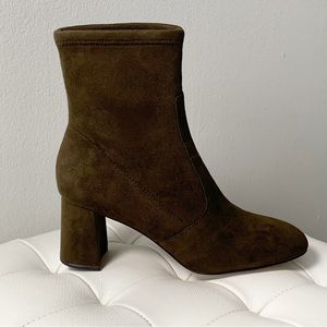Ann Taylor Larissa Faux Suede Stretch Booties